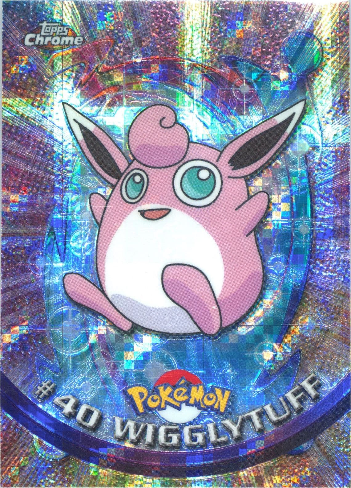 Wigglytuff Tekno (40) 2000 Topps Chrome Pokemon T.V.