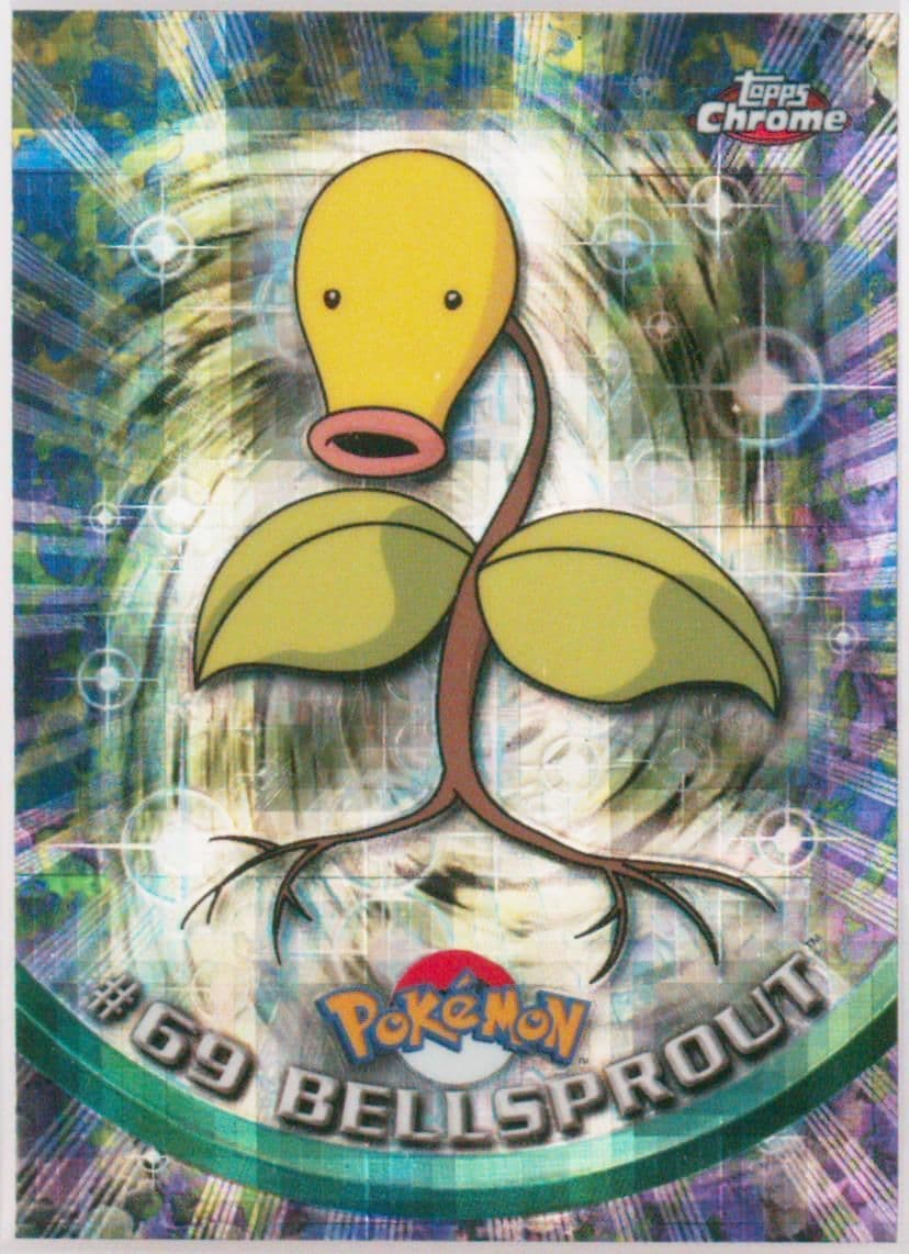Bellsprout Tekno (69) 2000 Topps Chrome Pokemon T.V.