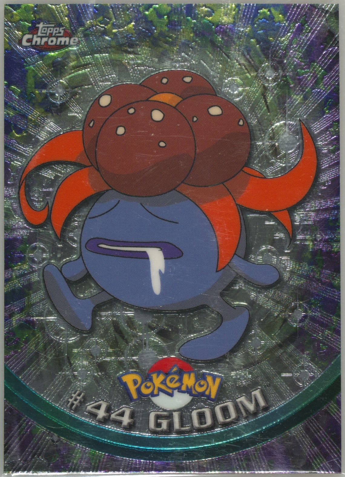 Gloom (44) 2000 Topps Chrome Pokemon T.V.