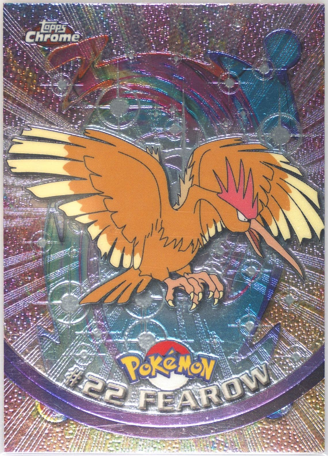Fearow (22) 2000 Topps Chrome Pokemon T.V.