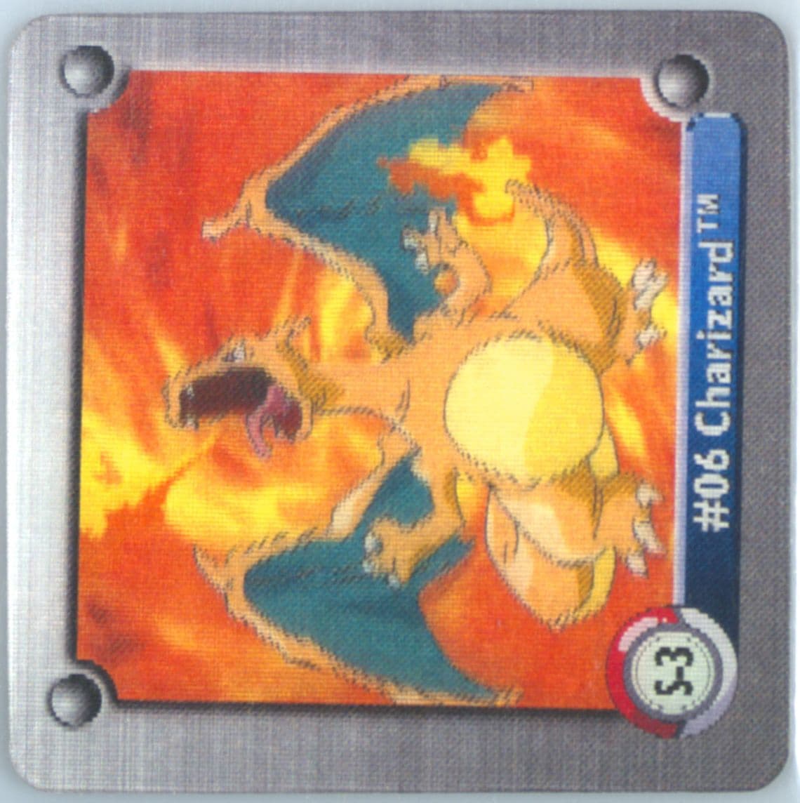 Charizard (S-3) 1999 Pokemon Action Flipz Series One 3-D Chase
