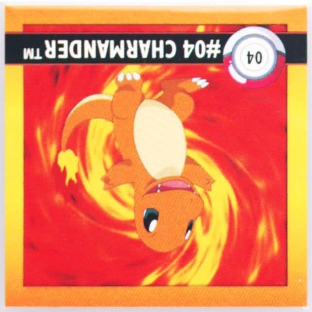 Charmander (4) 1999 Pokemon Stickers Series 1