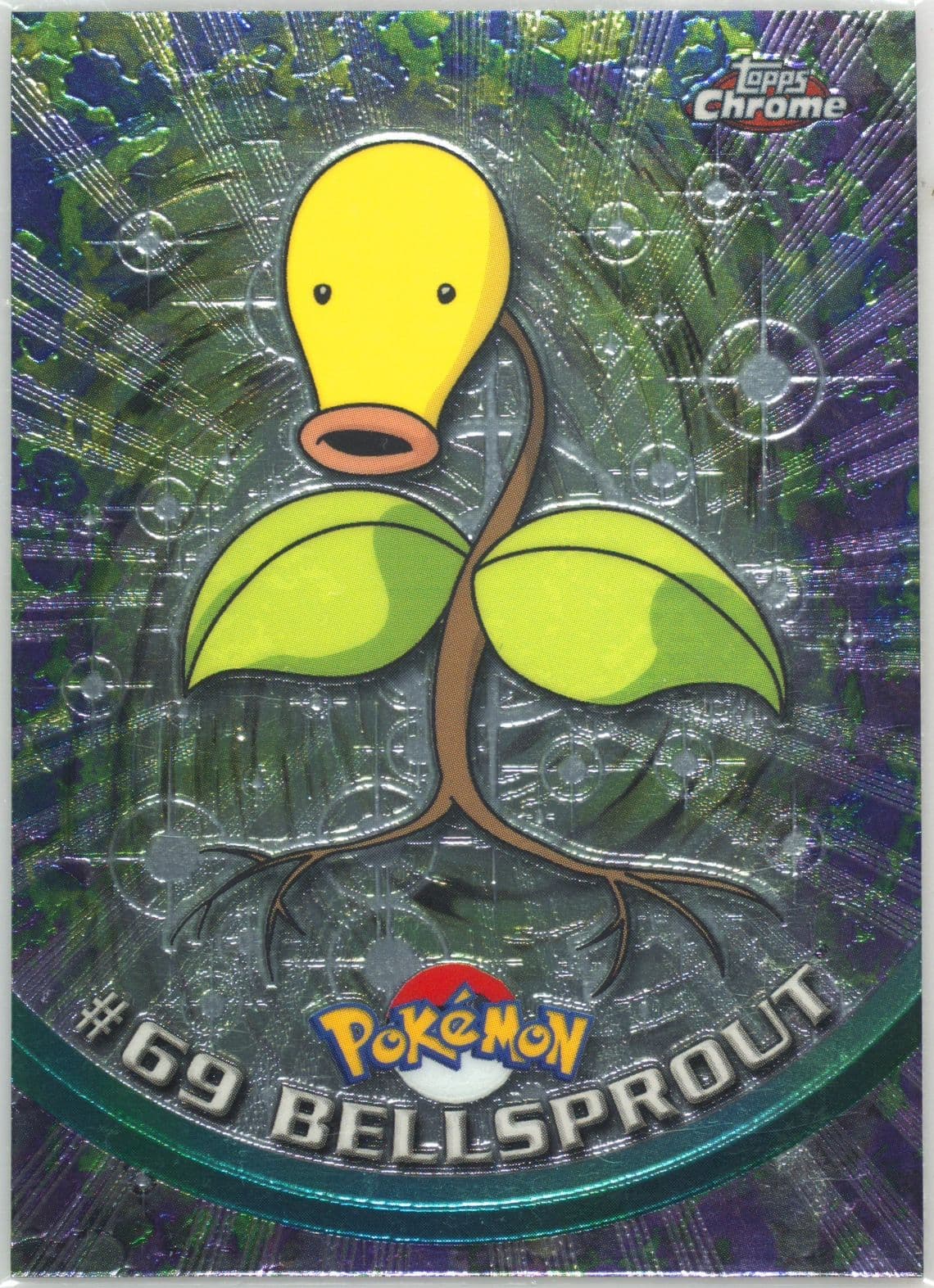 Bellsprout (69) 2000 Topps Chrome Pokemon T.V.