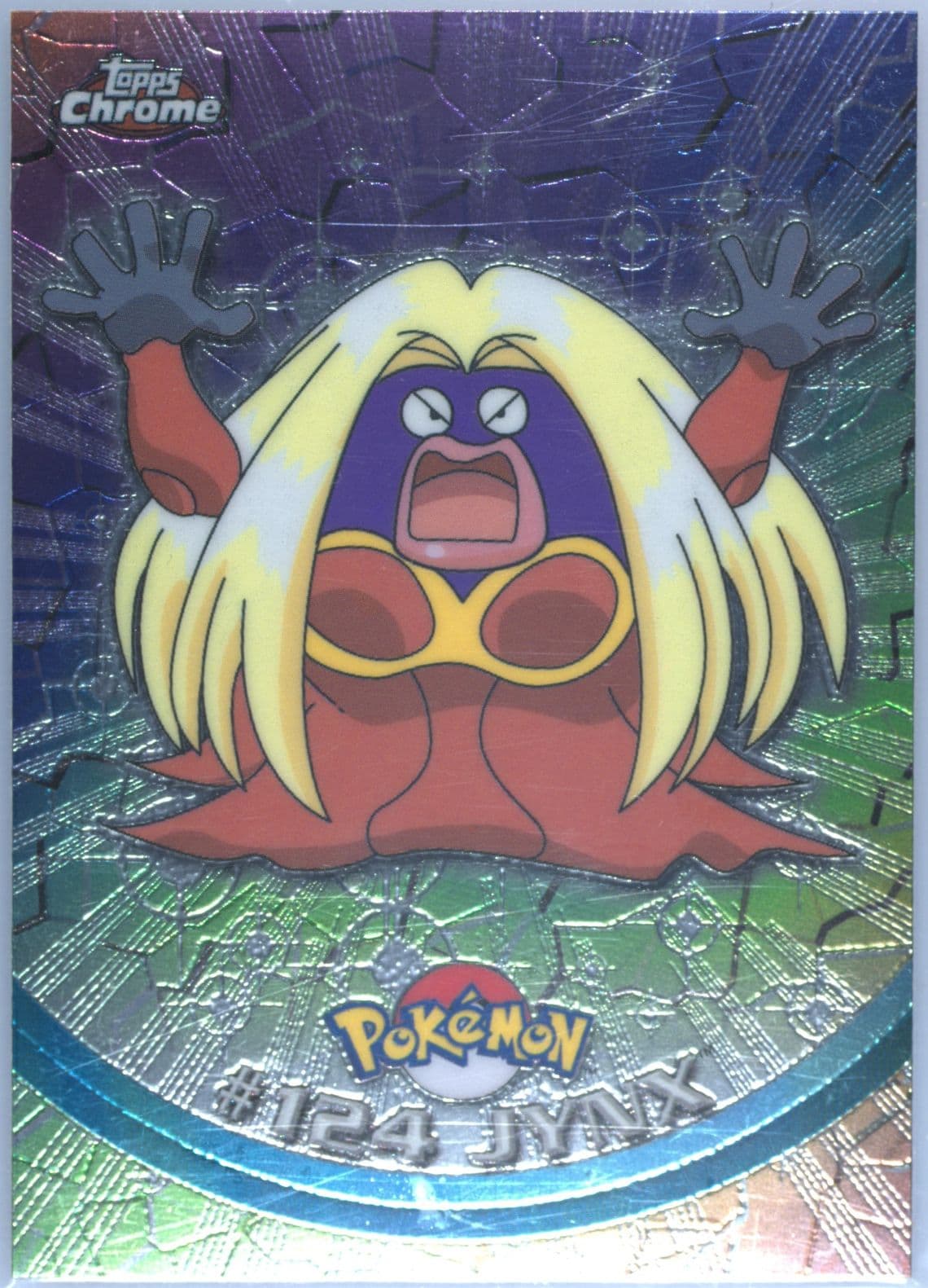 Jynx (124) 2000 Topps Chrome Pokemon T.V.