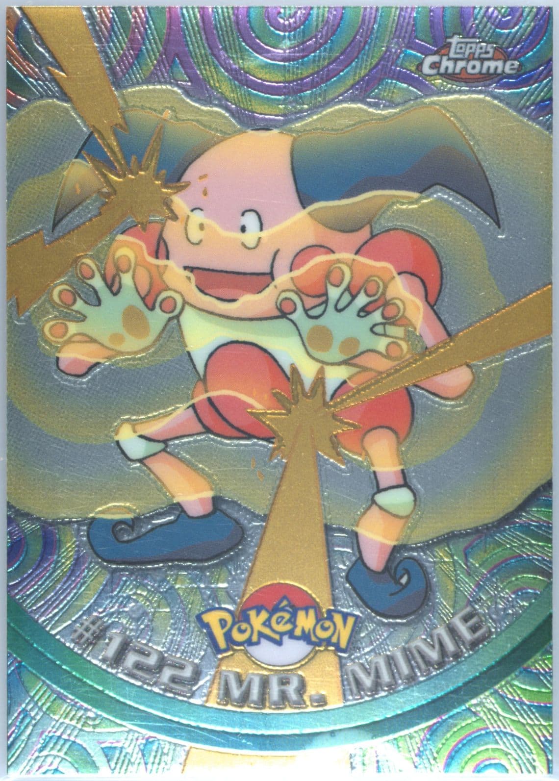 Mr. Mime (122) 2000 Topps Chrome Pokemon T.V.