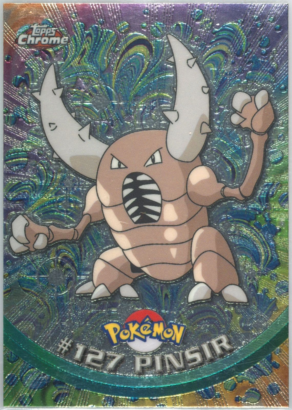 Pinsir (127) 2000 Topps Chrome Pokemon T.V.