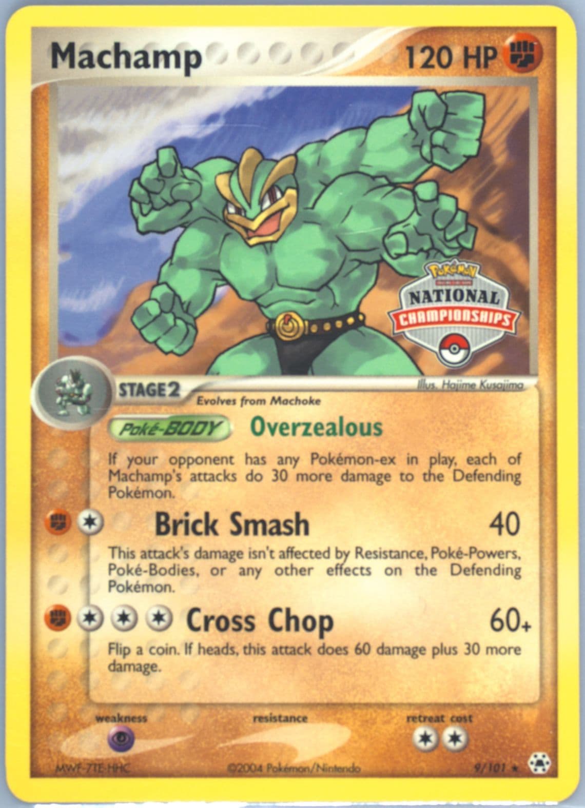 Machamp National Championships (9) 2004 Pokemon EX Hidden Legends