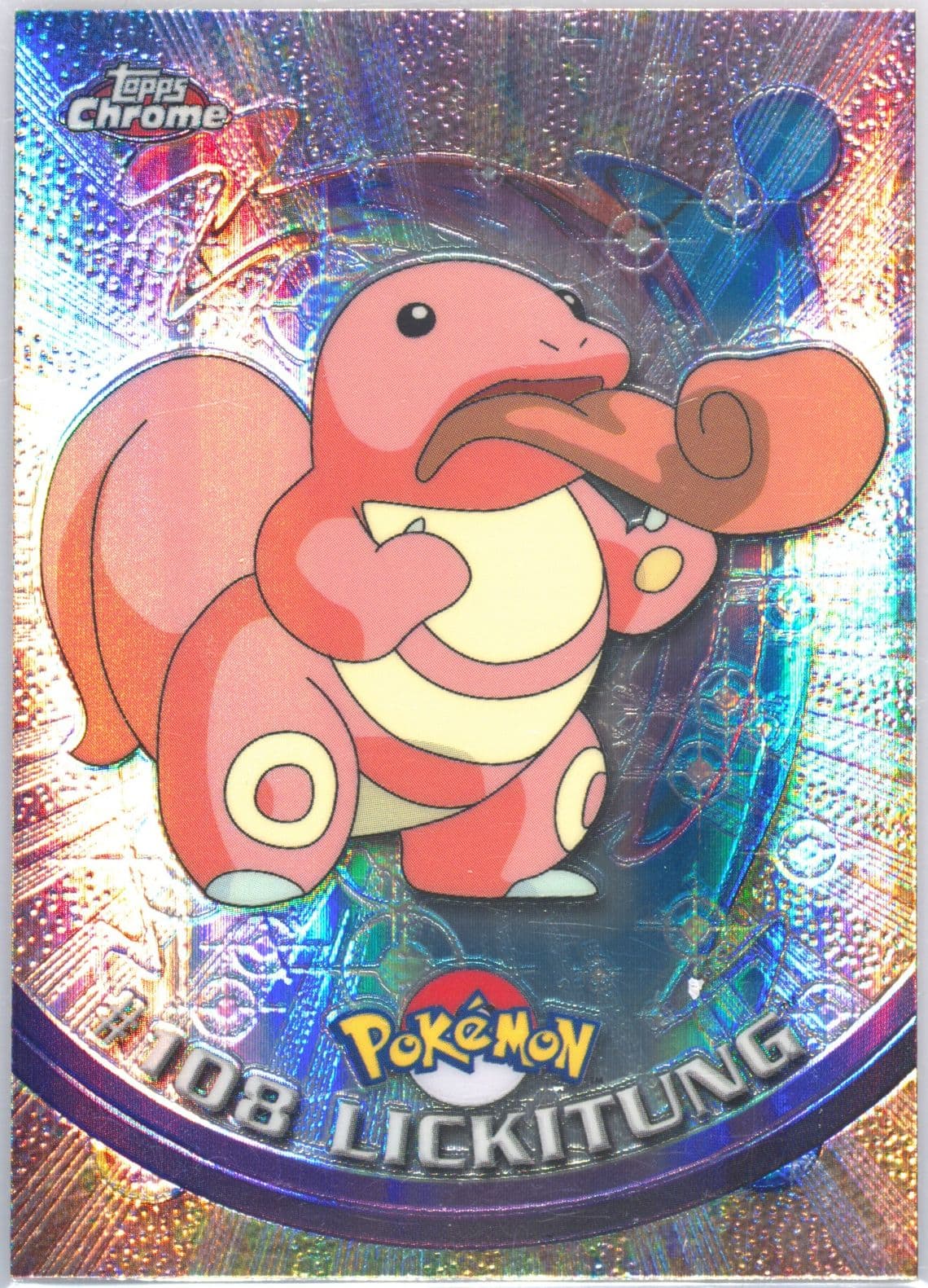 Lickitung Spectra (108) 2000 Topps Chrome Pokemon T.V.
