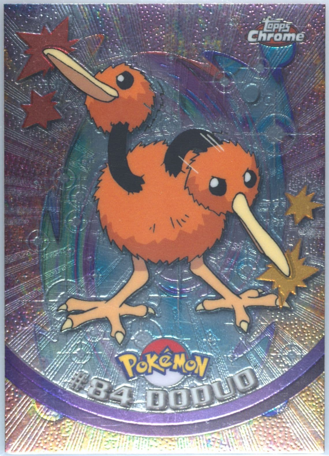 Doduo (84) 2000 Topps Chrome Pokemon T.V.