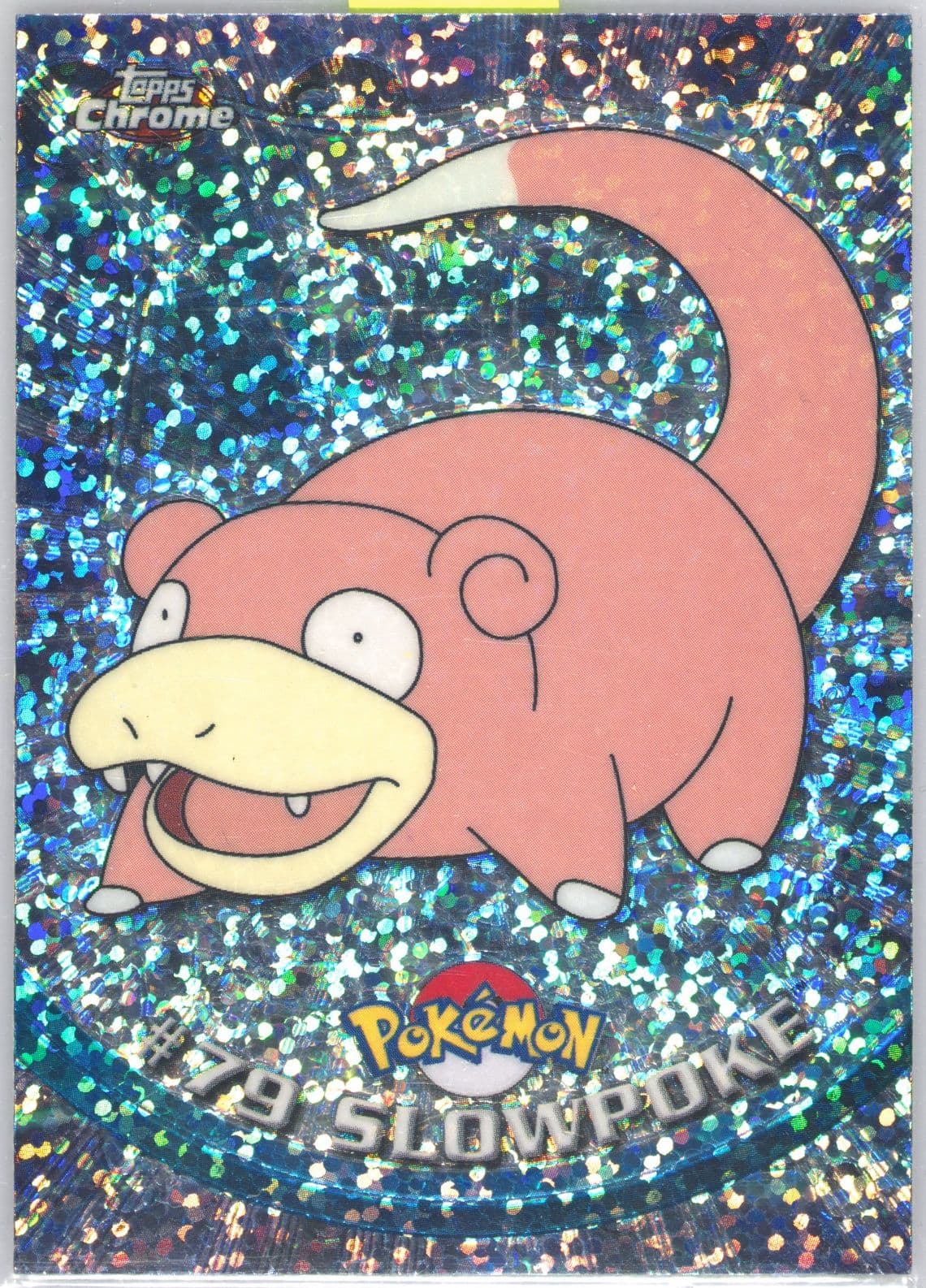 Slowpoke Sparkle (79) 2000 Topps Chrome Pokemon T.V.