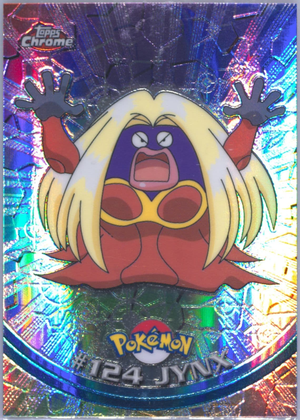 Jynx Spectra (124) 2000 Topps Chrome Pokemon T.V.