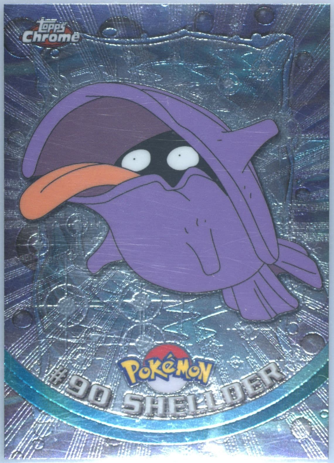 Shellder (90) 2000 Topps Chrome Pokemon T.V.
