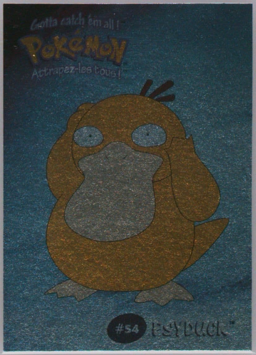 Psyduck (5) 2000 Danone Pokemon Stadium Tip Shiny