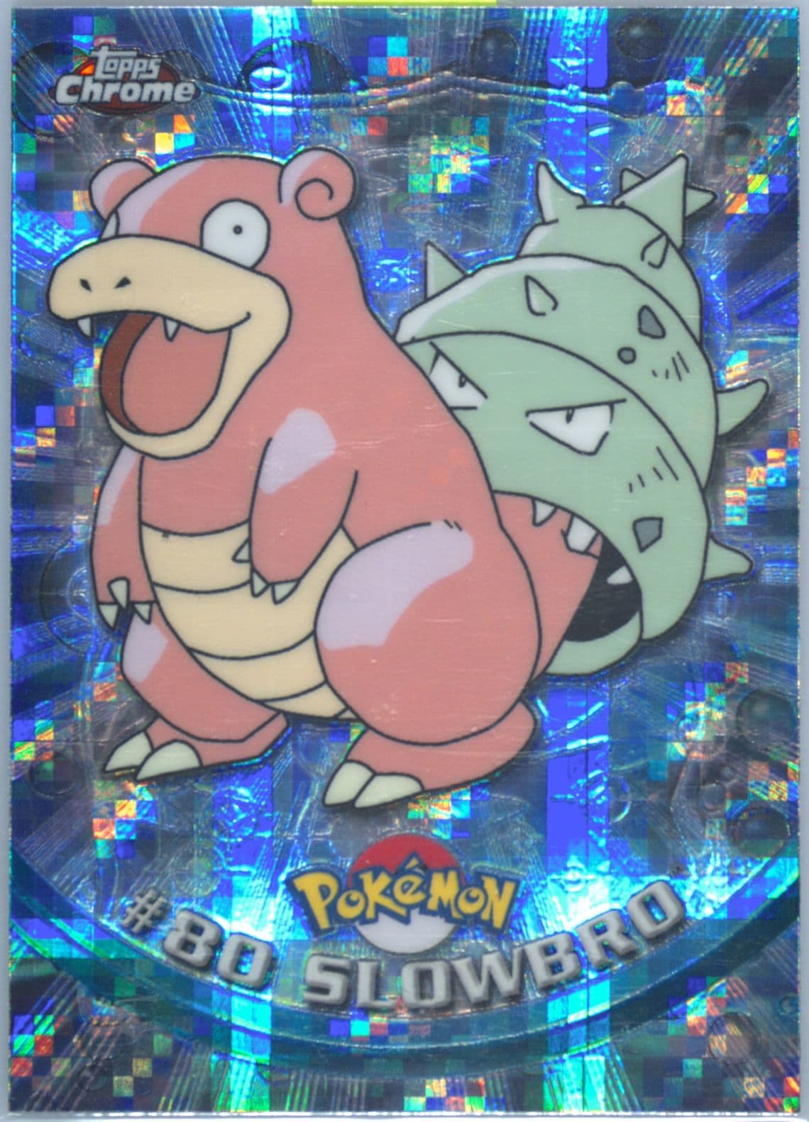 Slowbro Tekno (80) 2000 Topps Chrome Pokemon T.V.