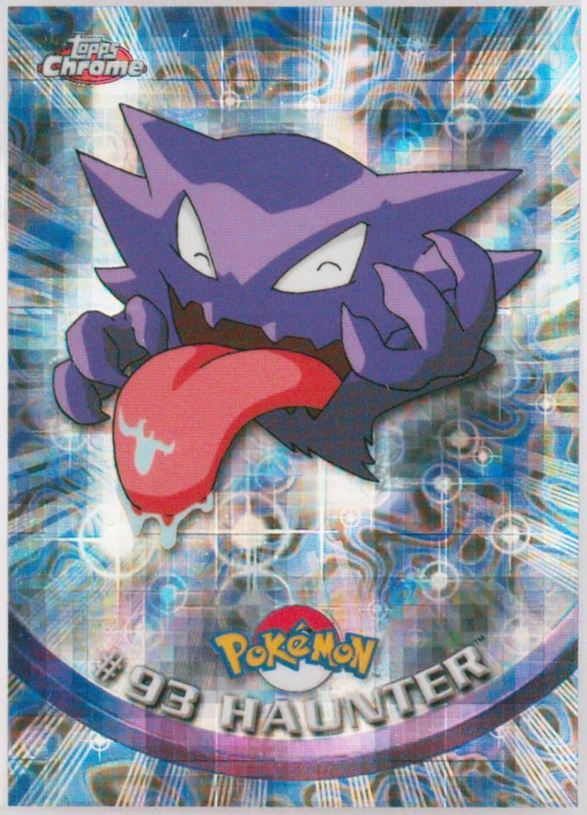 Haunter Tekno (93) 2000 Topps Chrome Pokemon T.V.