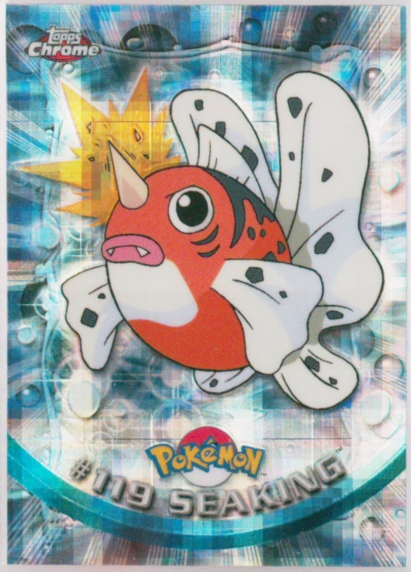 Seaking Tekno (119) 2000 Topps Chrome Pokemon T.V.