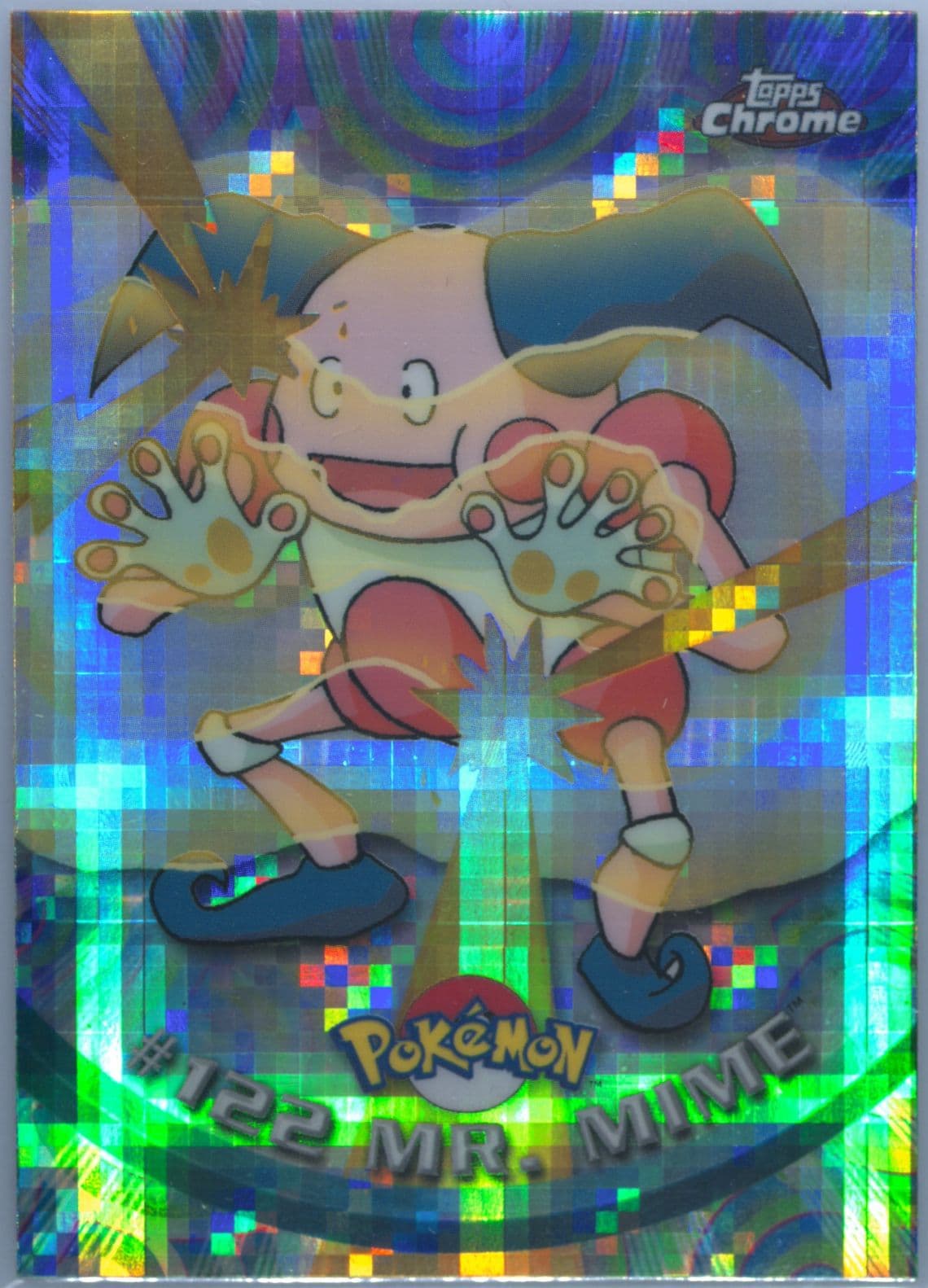 Mr. Mime Tekno (122) 2000 Topps Chrome Pokemon T.V.