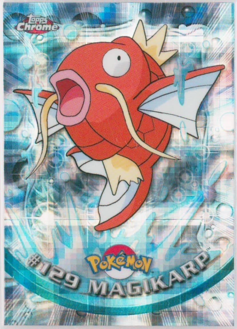 Magikarp Tekno (129) 2000 Topps Chrome Pokemon T.V.