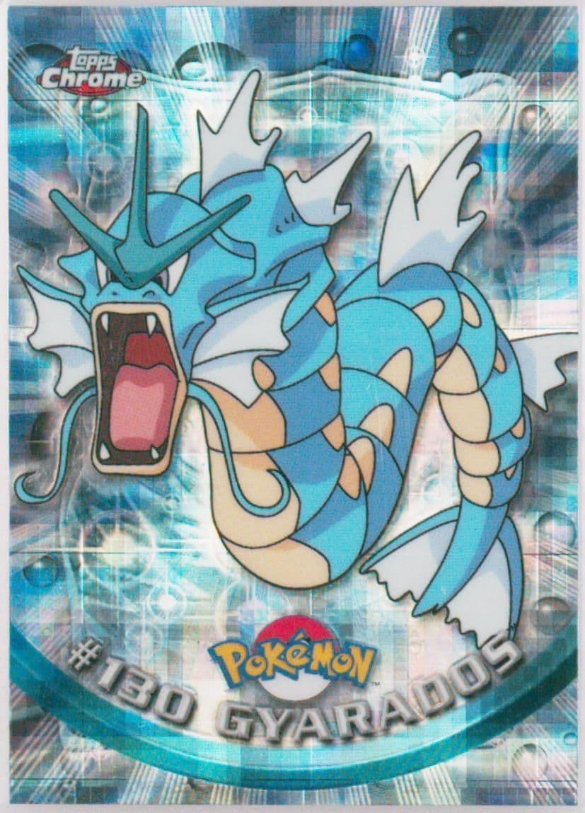 Gyarados Tekno (130) 2000 Topps Chrome Pokemon T.V.