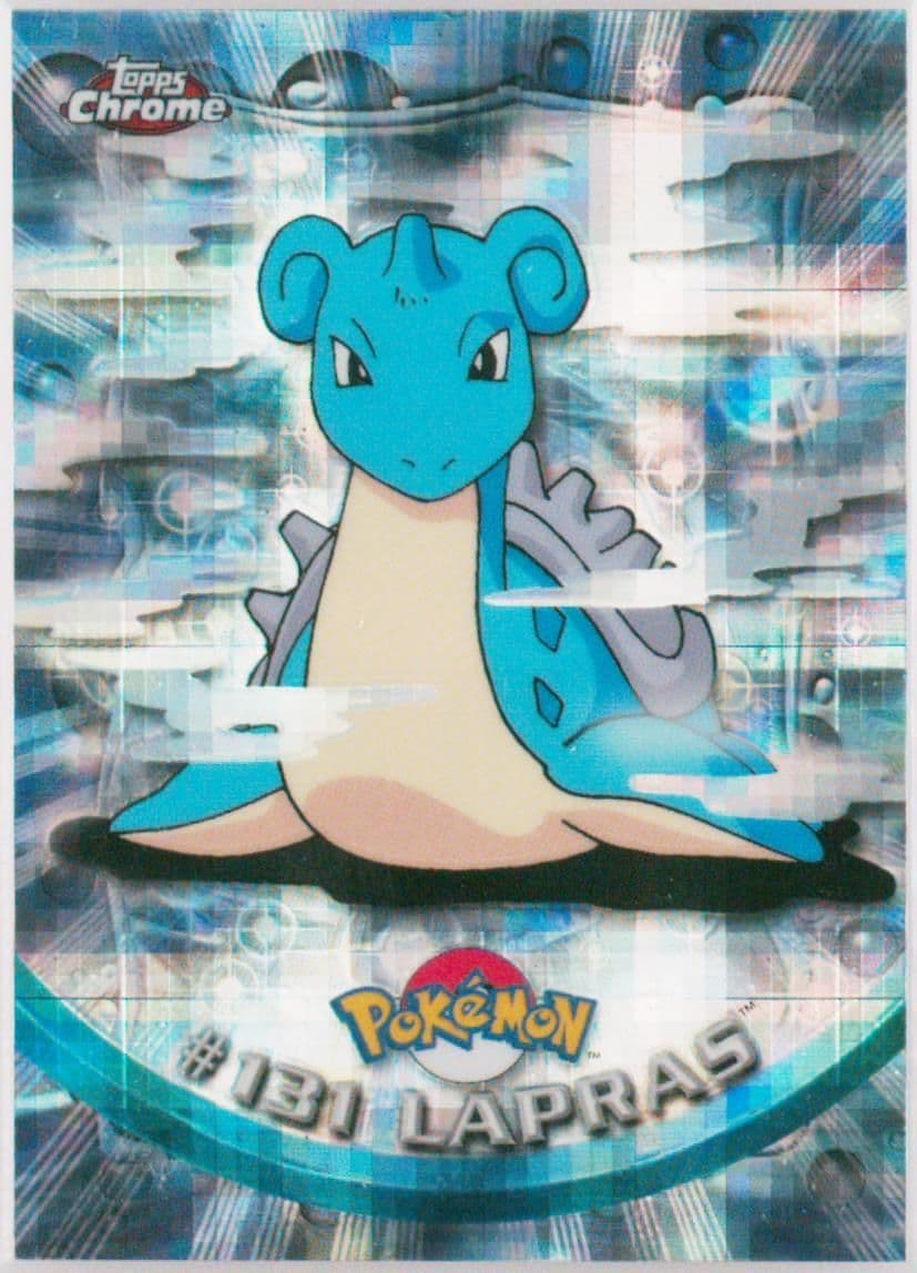 Lapras Tekno (131) 2000 Topps Chrome Pokemon T.V.