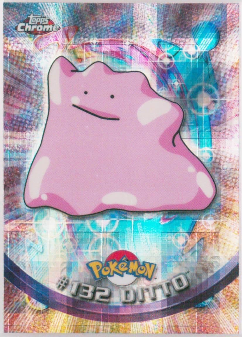 Ditto Tekno (132) 2000 Topps Chrome Pokemon T.V.