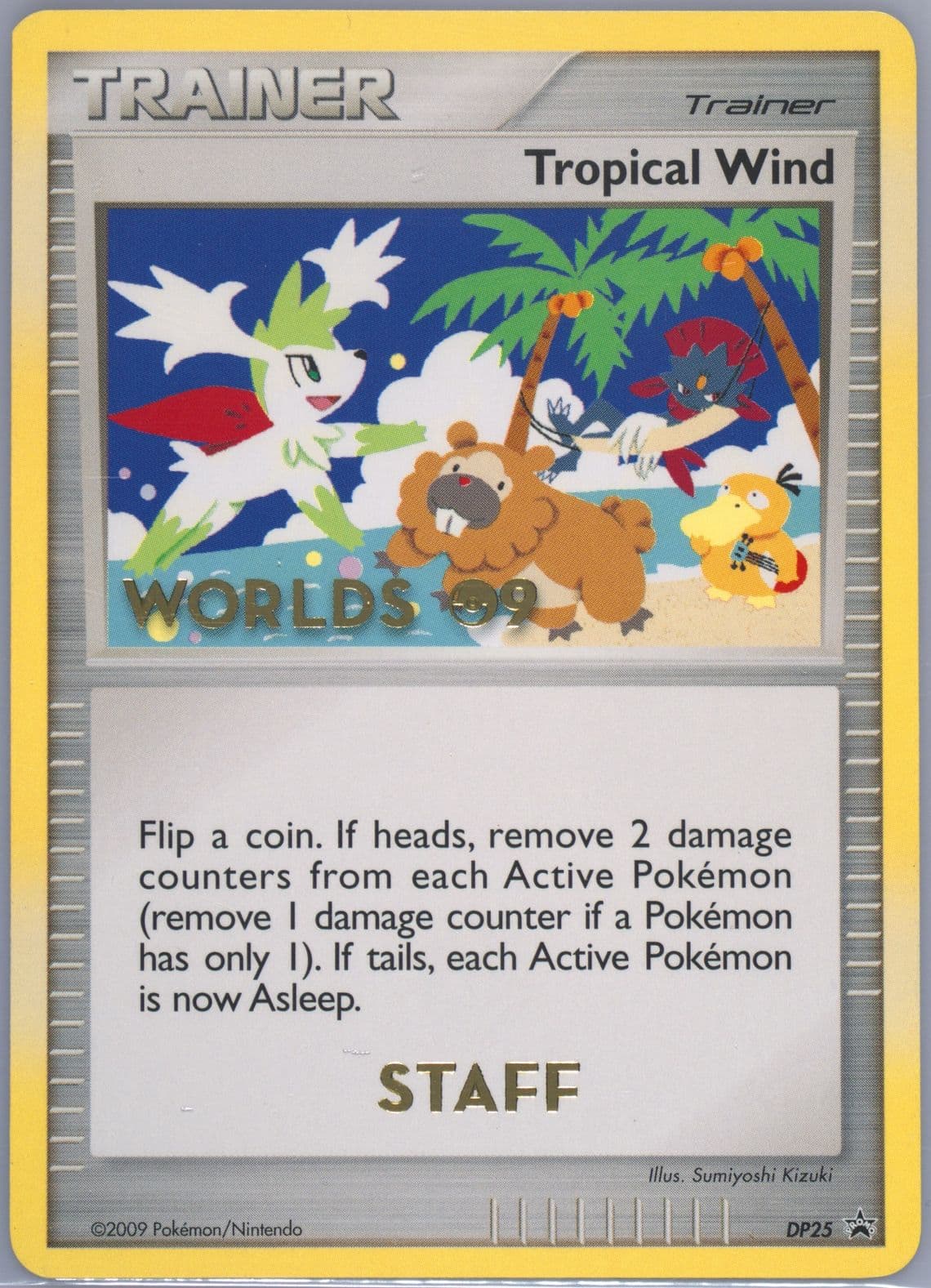 Tropical Wind Staff (DP25) 2009 Pokemon World Championships Promo