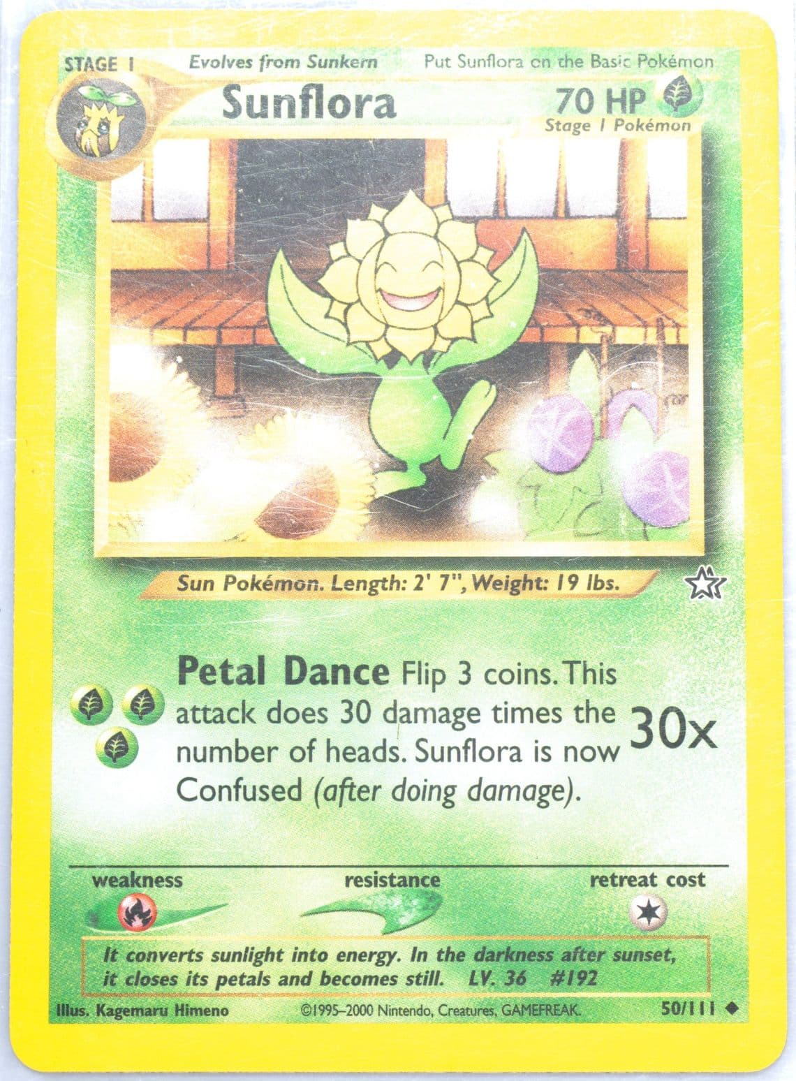 Sunflora (50) 2000 Pokemon Neo Genesis