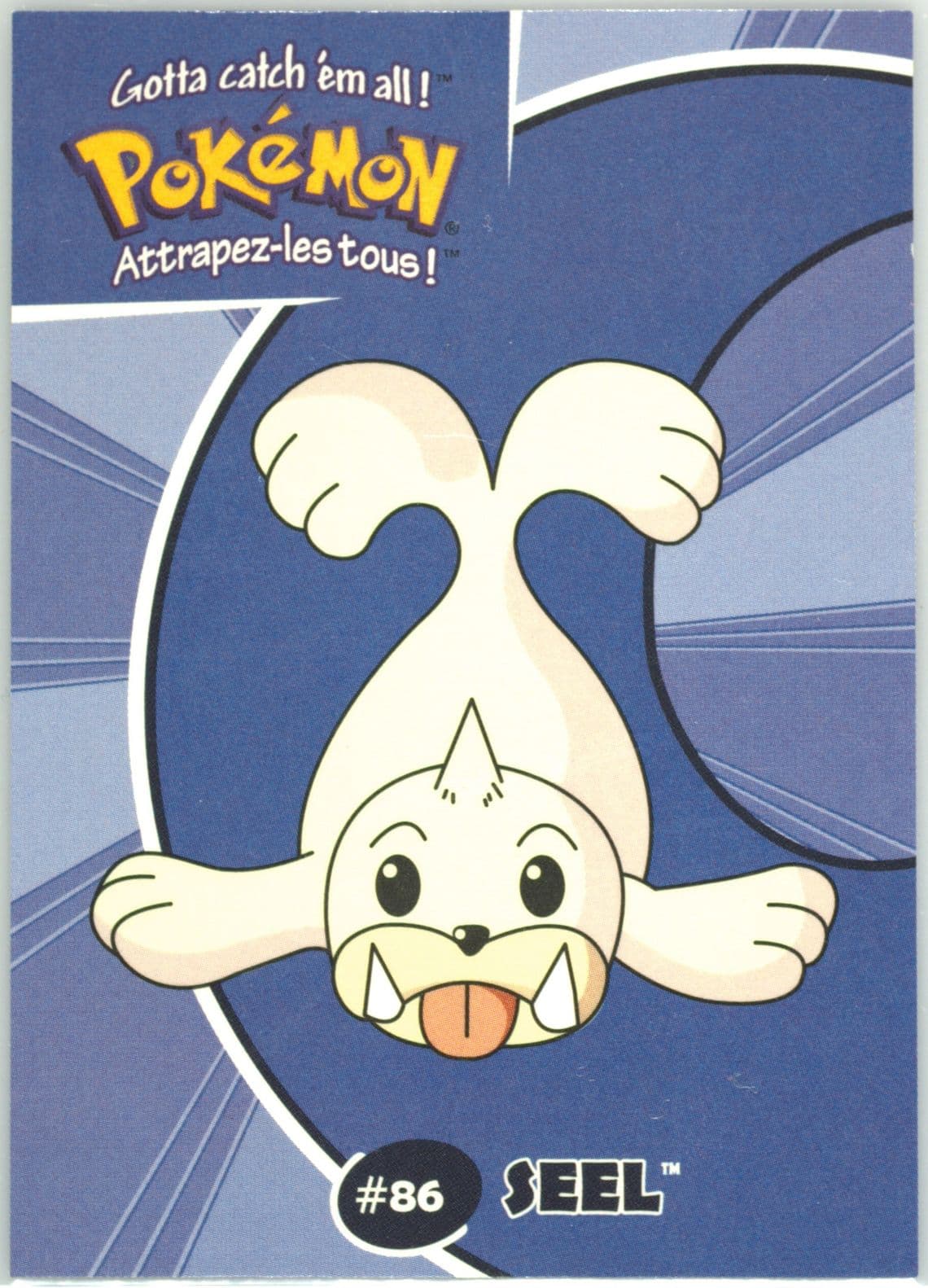 Seel (36) 2000 Danone Pokemon Stadium Tip