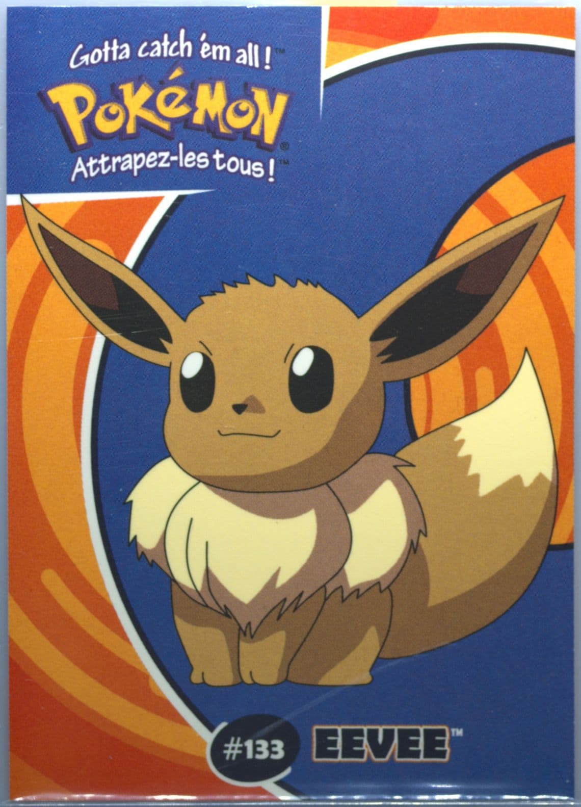 Eevee (40) 2000 Danone Pokemon Stadium Tip