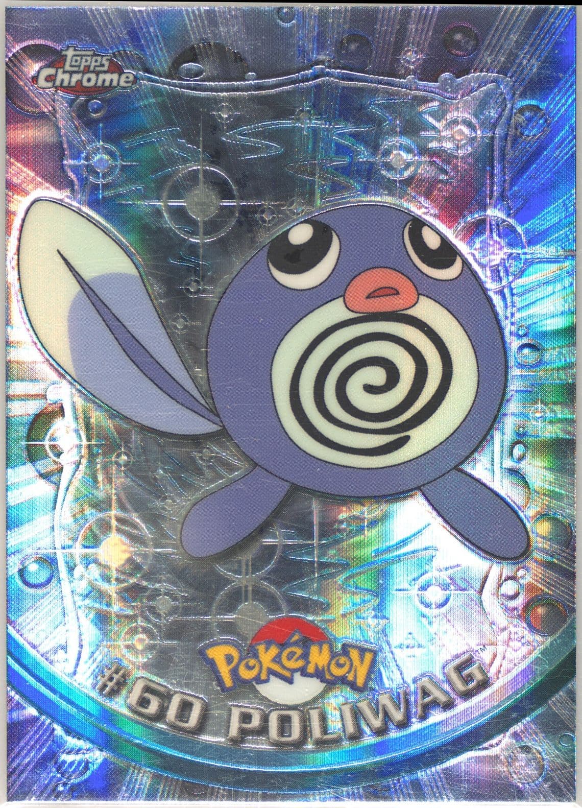 Poliwag Spectra (60) 2000 Topps Chrome Pokemon T.V.