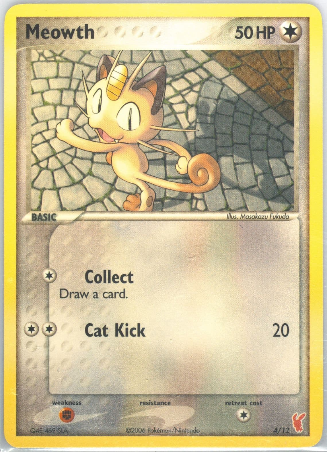 Meowth (4) 2006 Pokemon EX Trainer Kit 2 Plusle Half Deck