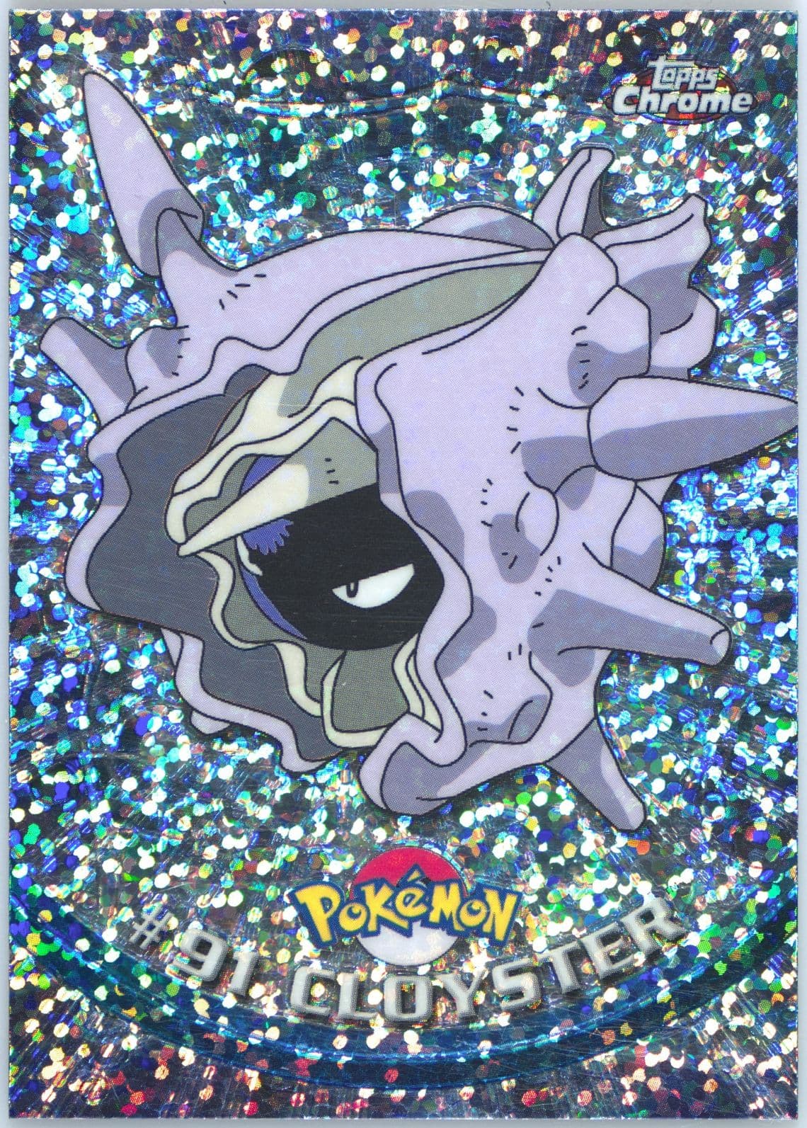 Cloyster Sparkle (91) 2000 Topps Chrome Pokemon T.V.