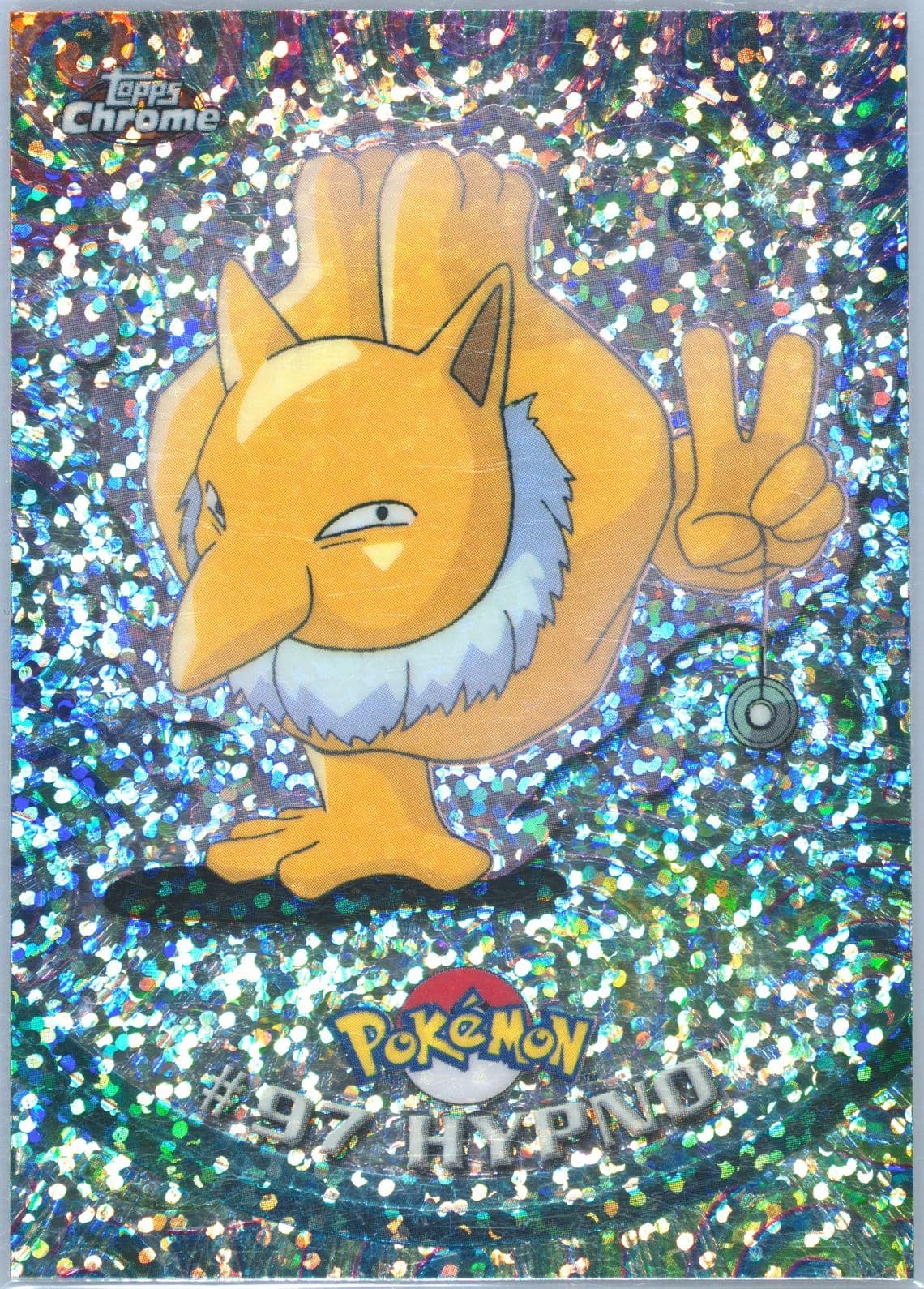 Hypno Sparkle (97) 2000 Topps Chrome Pokemon T.V.