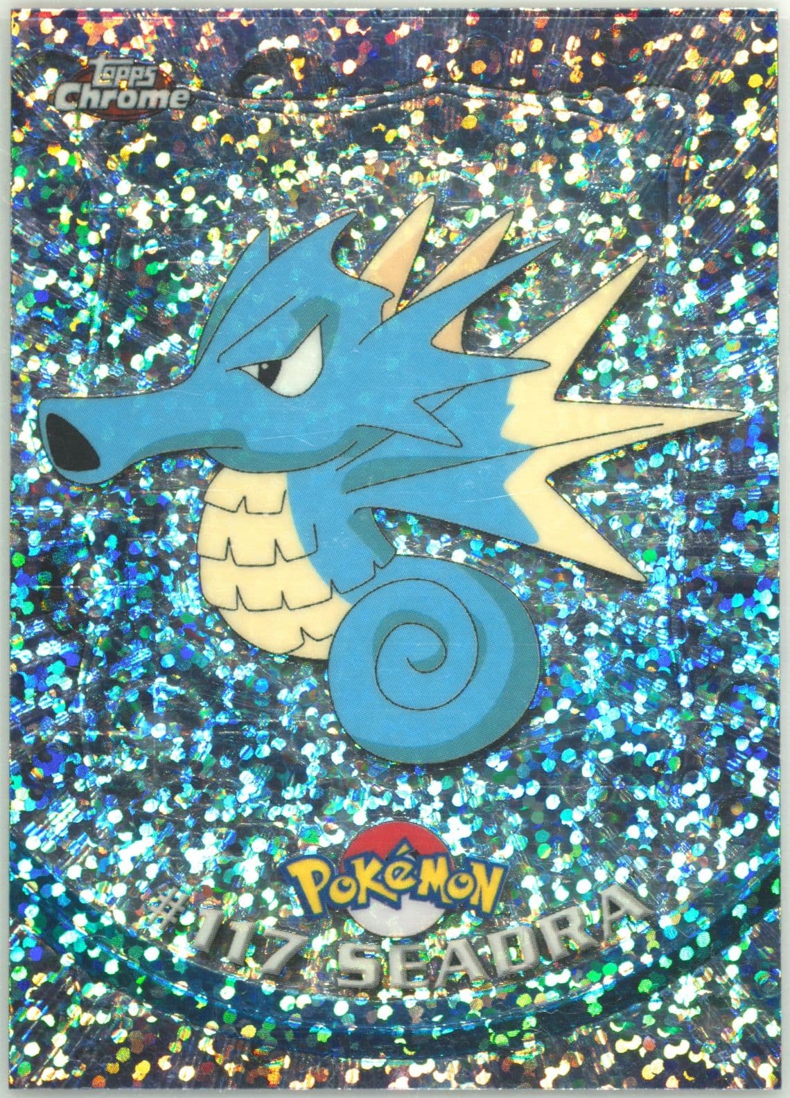 Seadra Sparkle (117) 2000 Topps Chrome Pokemon T.V.