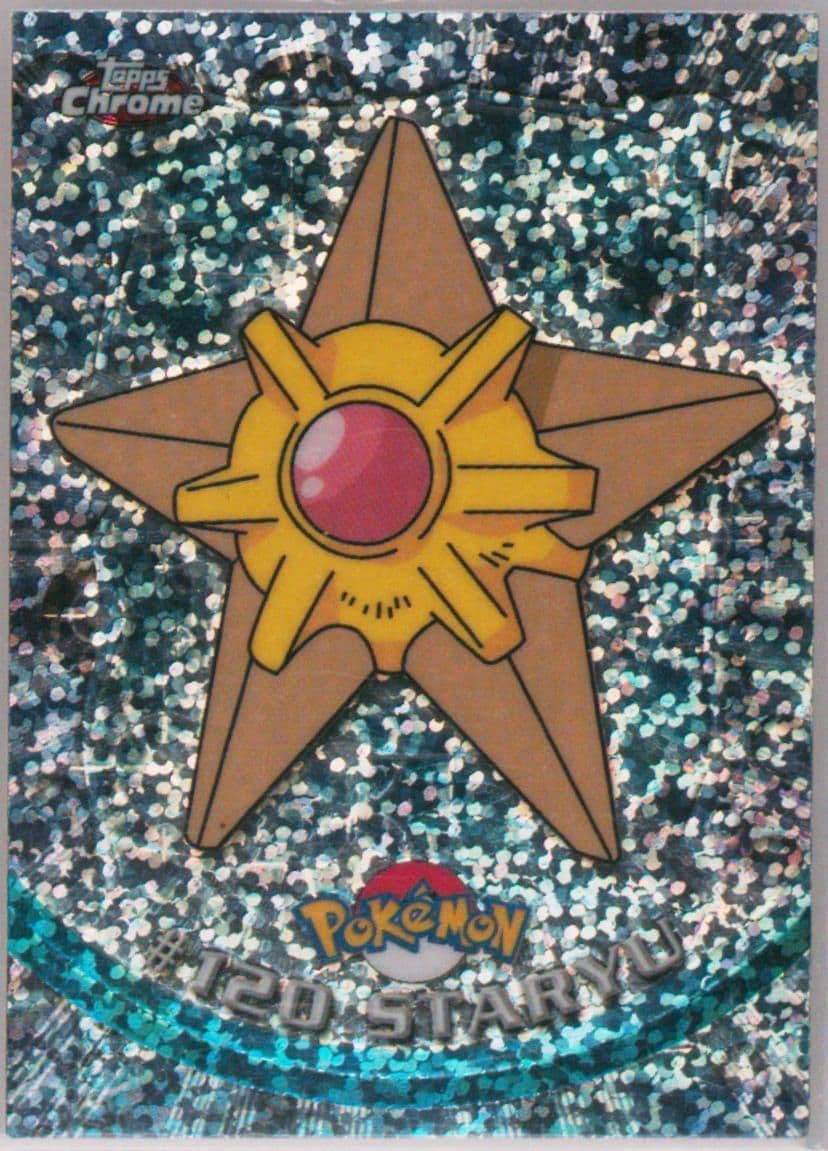 Staryu Sparkle (120) 2000 Topps Chrome Pokemon T.V.