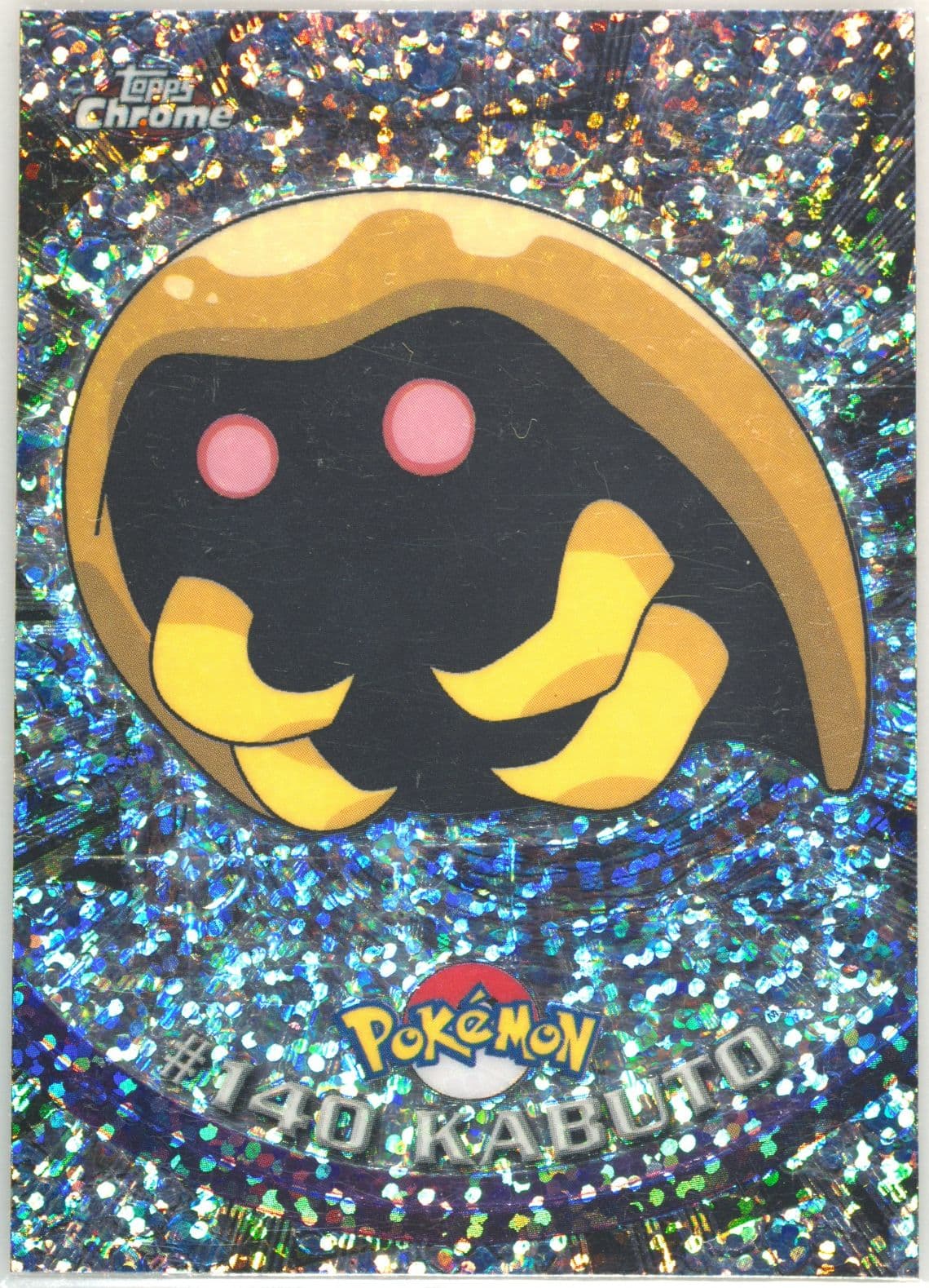 Kabuto Sparkle (140) 2000 Topps Chrome Pokemon T.V.