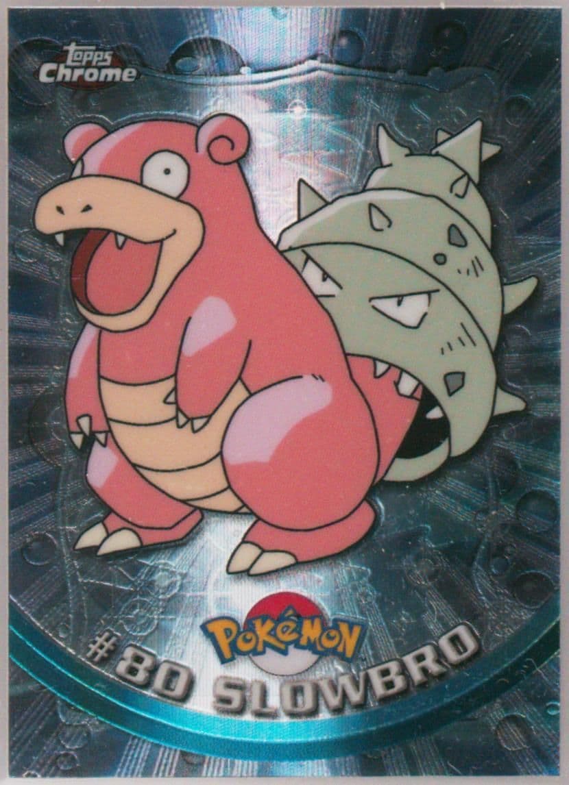 Slowbro Spectra (80) 2000 Topps Chrome Pokemon T.V.