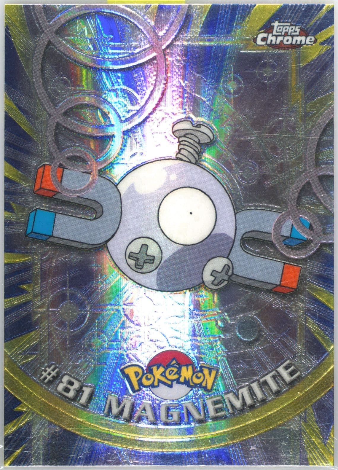Magnemite Spectra (81) 2000 Topps Chrome Pokemon T.V.