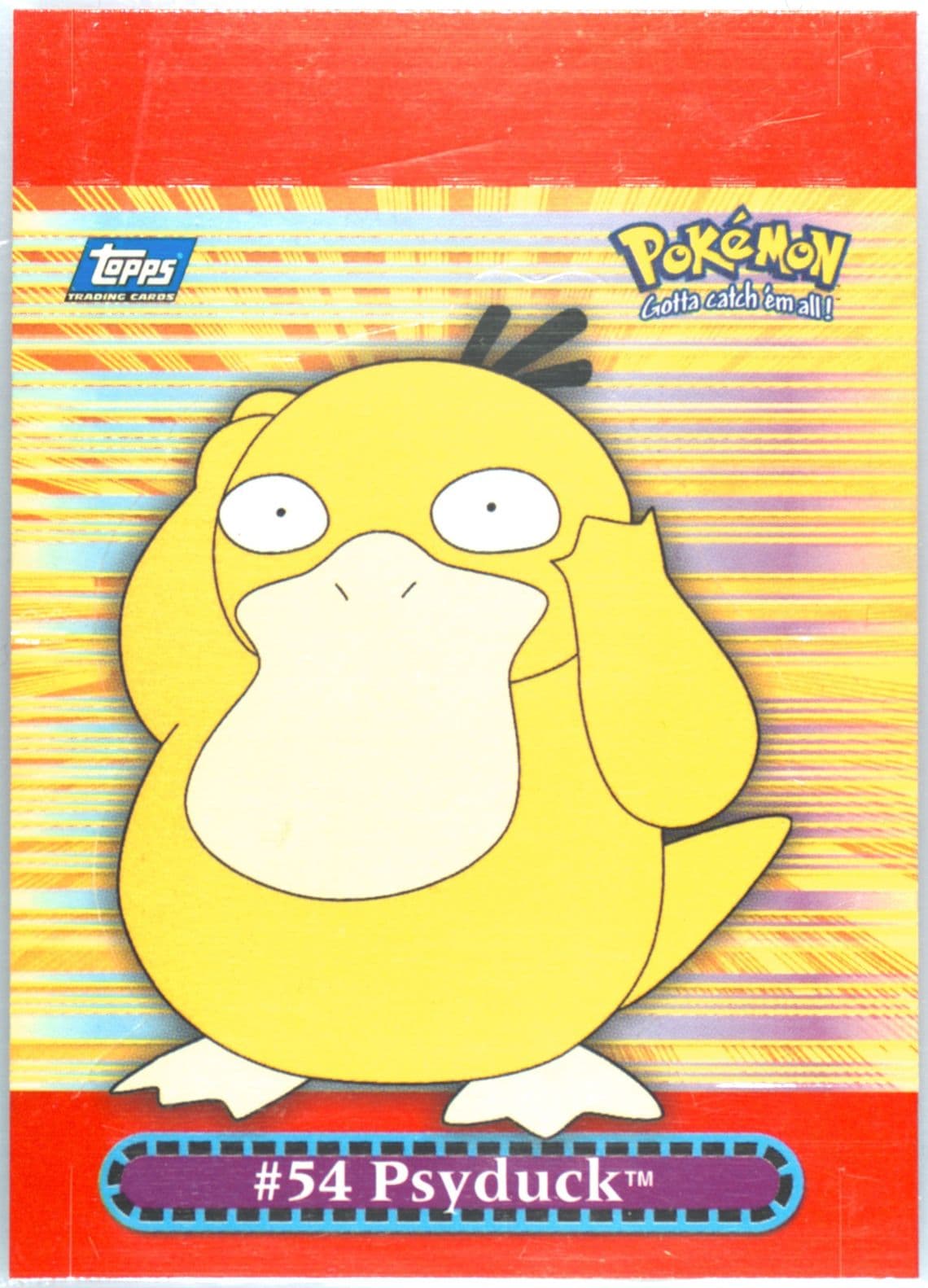 Psyduck (7) 2000 Topps Pokemon TV Animation Series 3 Pop-Up