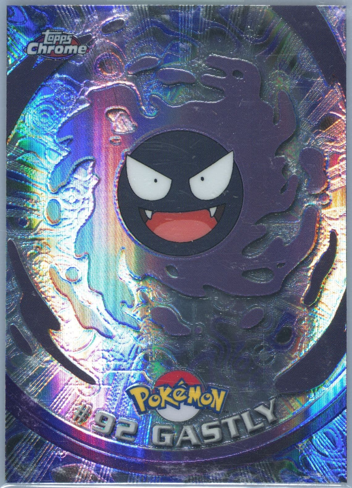 Gastly Spectra (92) 2000 Topps Chrome Pokemon T.V.