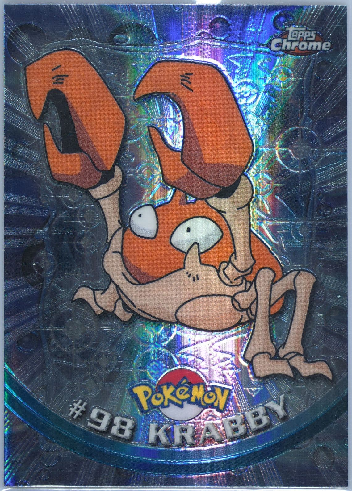Krabby Spectra (98) 2000 Topps Chrome Pokemon T.V.