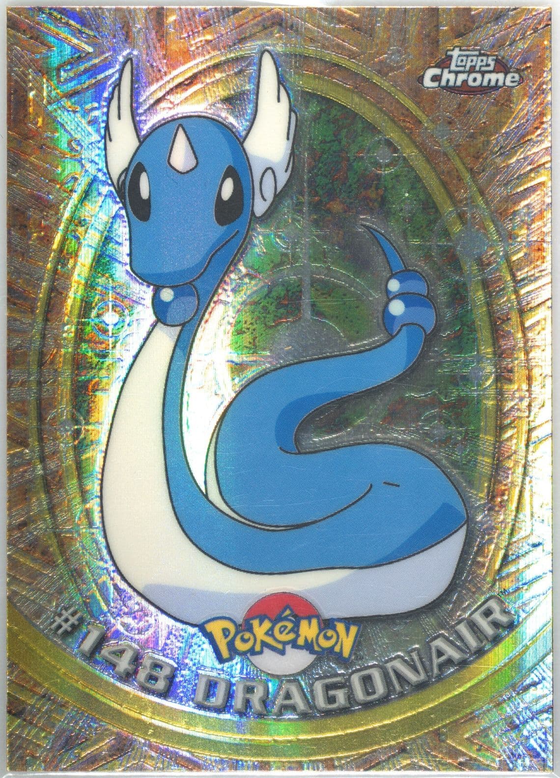 Dragonair Spectra (148) 2000 Topps Chrome Pokemon T.V.