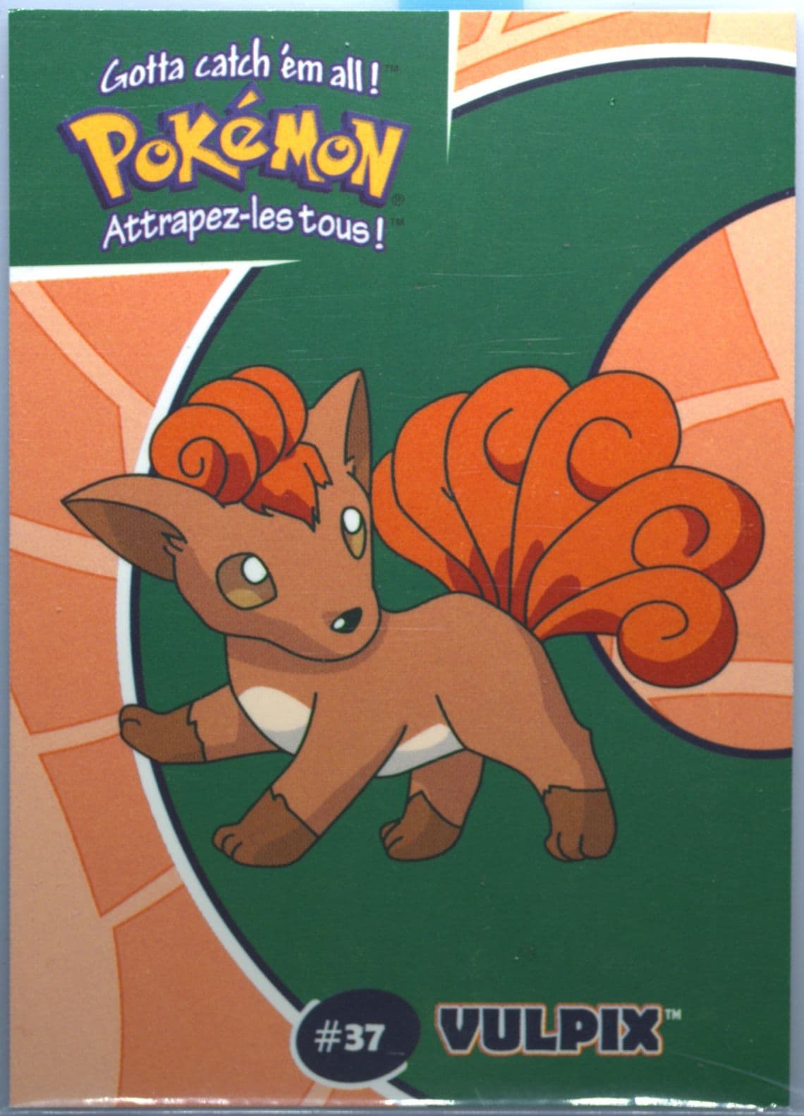 Vulpix (32) 2000 Danone Pokemon Stadium Tip