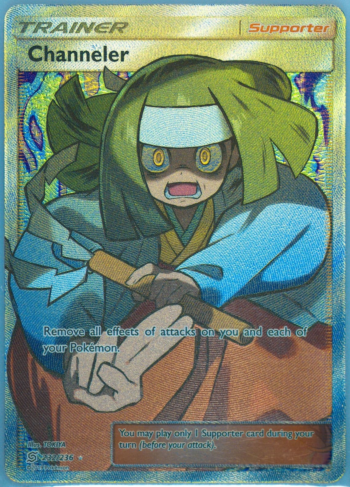 Full Art/Channeler (232) 2019 Pokemon Sun & Moon Unified Minds