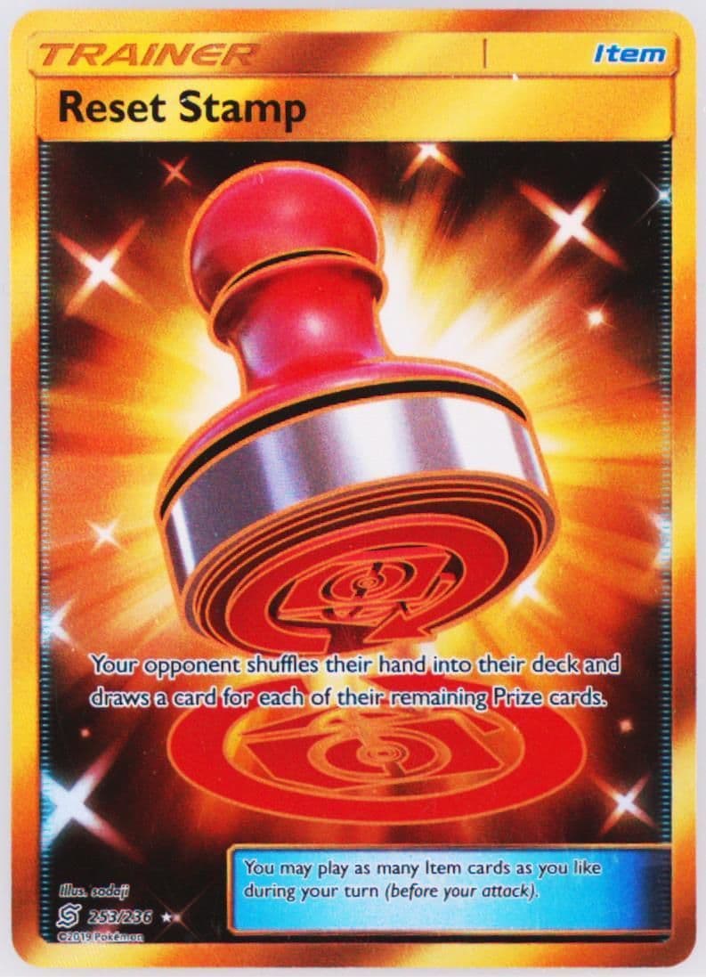 Full Art/Reset Stamp Secret (253) 2019 Pokemon Sun & Moon Unified Minds