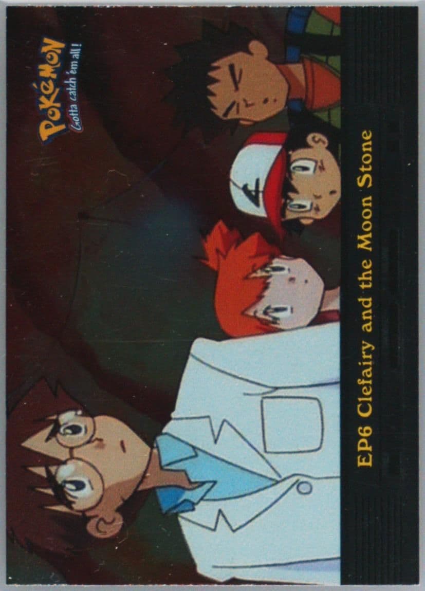 Clefairy and the Moon Stone Foil (EP6) 2000 Topps Pokemon TV Animation Series 2 Episode Cards