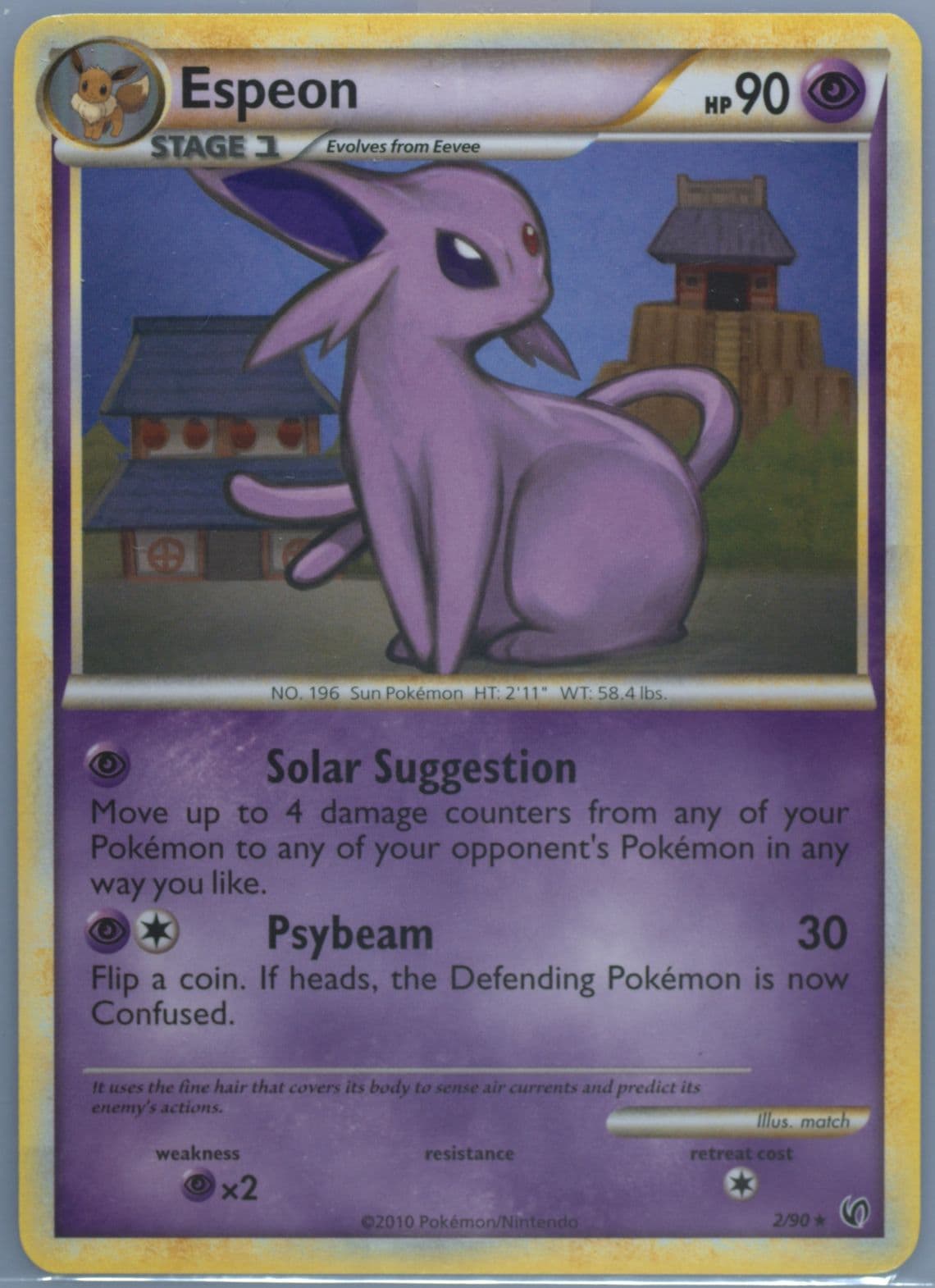 Espeon Daybreak Theme Deck (2) 2010 Pokemon Heartgold & Soulsilver Undaunted