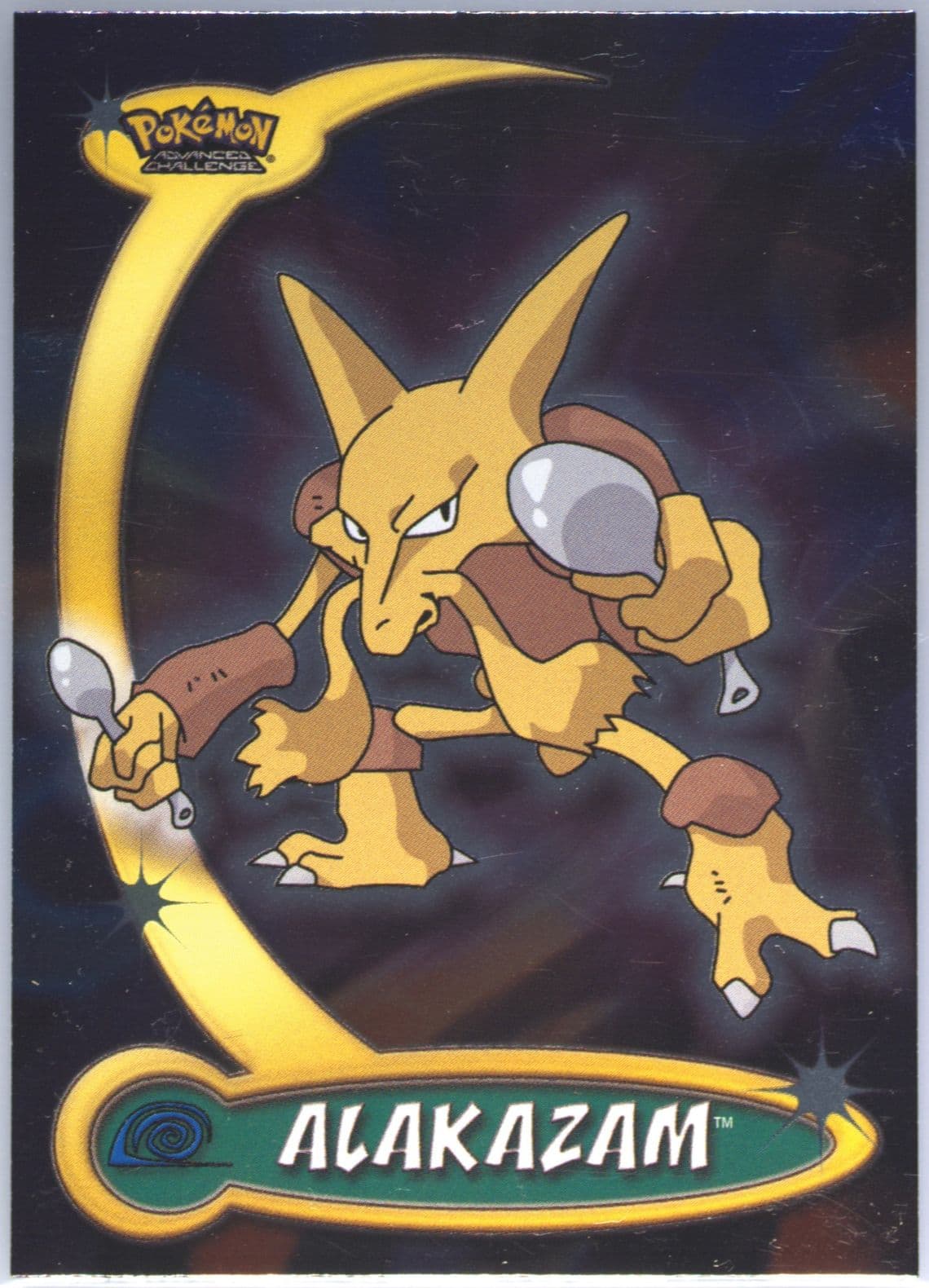 Alakazam Foil (2) 2004 Topps Pokemon Advanced Challenge