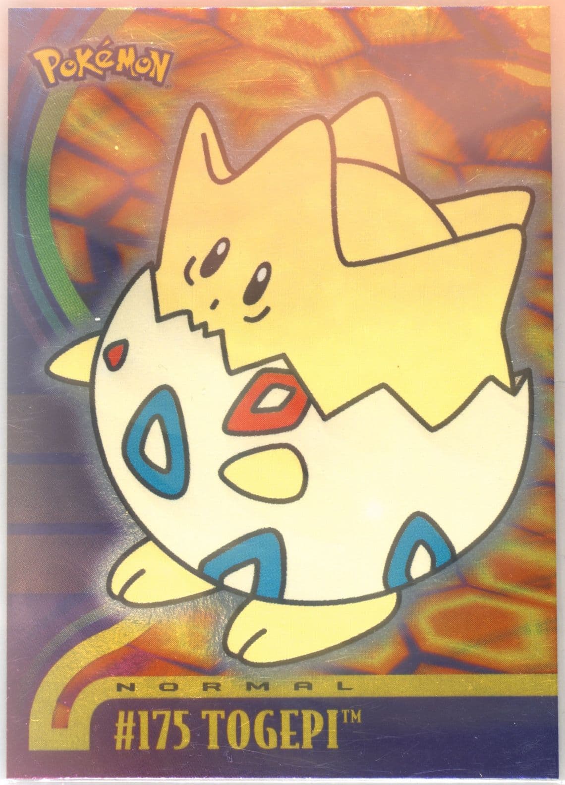 Togepi Foil (175) 2001 Topps Pokemon Johto Series 1