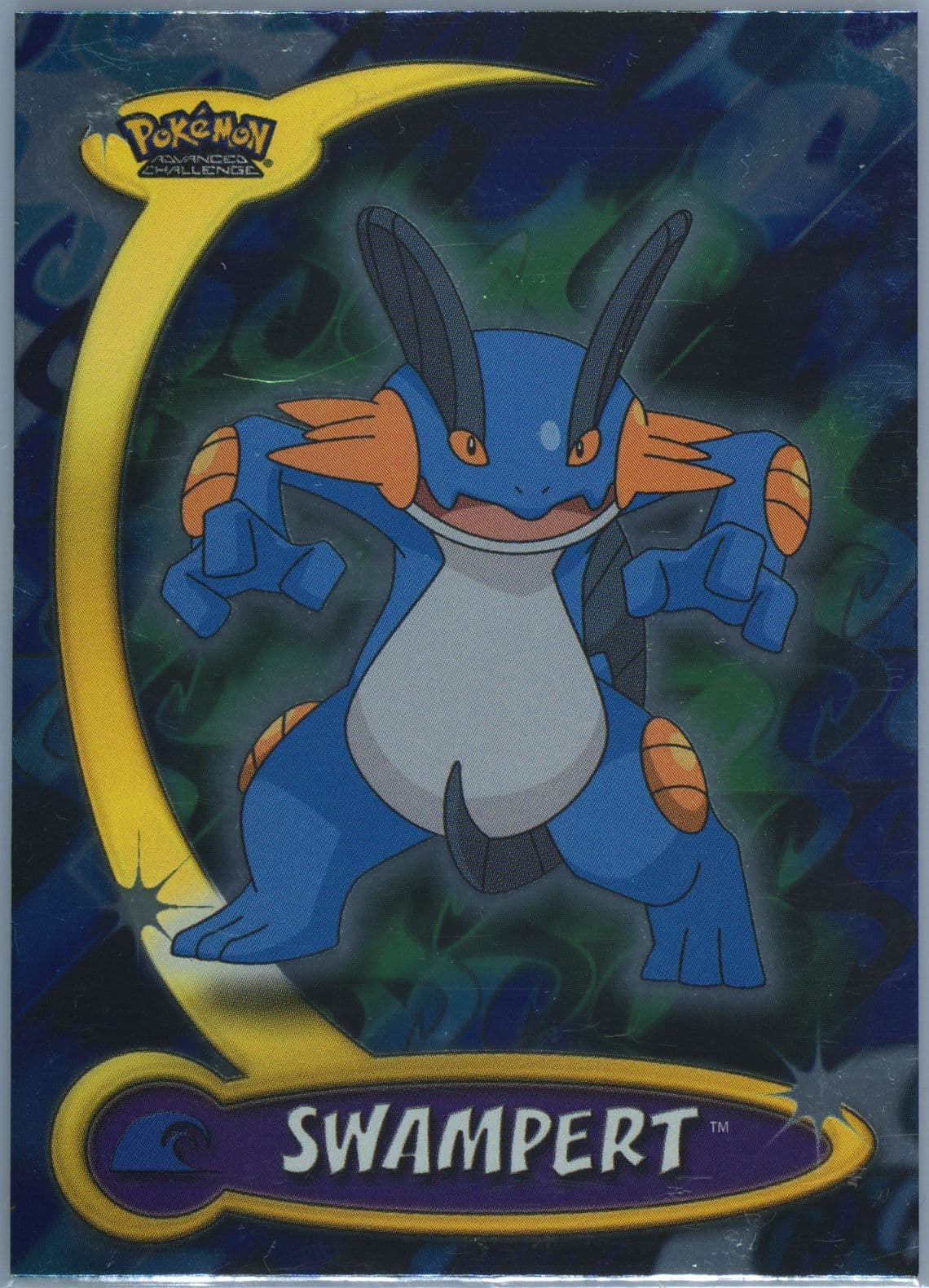 Swampert Foil (74) 2004 Topps Pokemon Advanced Challenge